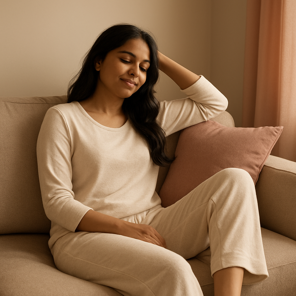 Lounge Comfort Collection — Relaxed pieces made for slow mornings and restful evenings.
