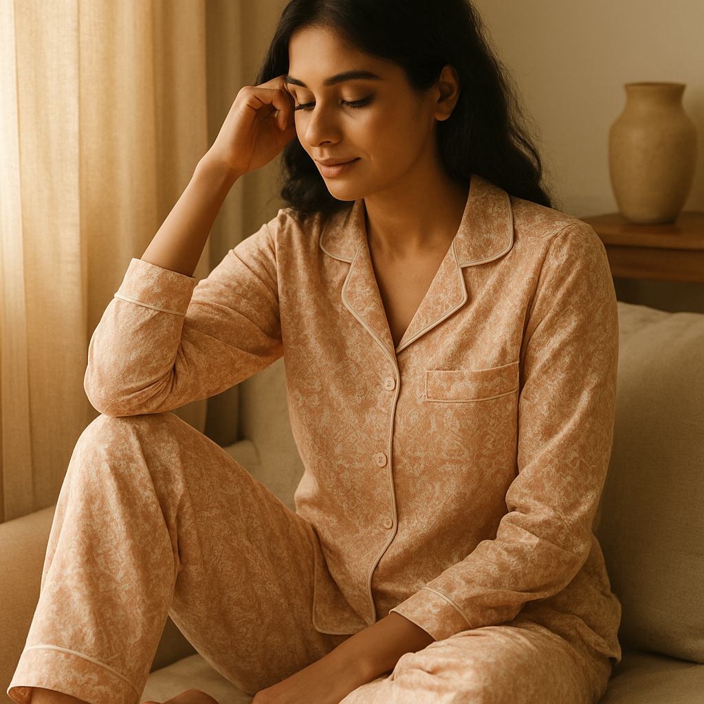 Printed Nightwear — Timeless prints that stay stylish season after season.